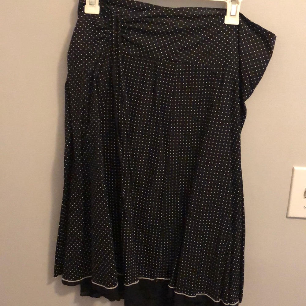 Plus size 50s style polkadot skirt 1x vintage